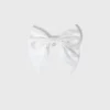 Satin-effect bow barrette Satin-effect bow barrette