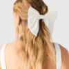 Satin-effect bow barrette Satin-effect bow barrette