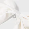 Satin-effect bow barrette Satin-effect bow barrette