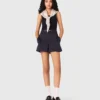 Satin-effect shorts Satin-effect shorts