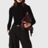 Second-skin sweater with a high neck Second-skin sweater with a high neck