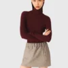 Second-skin sweater with a high neck Second-skin sweater with a high neck