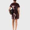Sequin-embroidered mini dress Sequin-embroidered mini dress