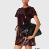 Sequin-embroidered mini dress Sequin-embroidered mini dress
