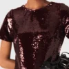 Sequin-embroidered mini dress Sequin-embroidered mini dress