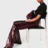 Sequin-embroidered trousers Sequin-embroidered trousers
