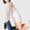 Sequin Tweed Jumpsuit