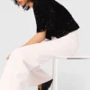 Sequinned velvet top Sequinned velvet top