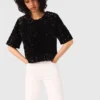 Sequinned velvet top Sequinned velvet top