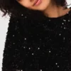Sequinned velvet top Sequinned velvet top