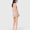 Short beaded dress with lining Short beaded dress with lining