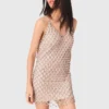 Short beaded dress with lining Short beaded dress with lining