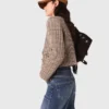 Short checked jacket Short checked jacket