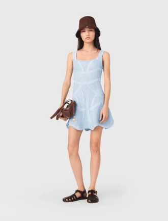 Short crochet dress