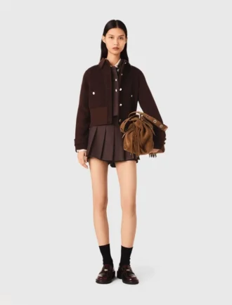 Short cropped coat