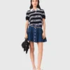 Short denim skirt Short denim skirt
