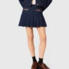 Short denim skirt with lining Short denim skirt with lining