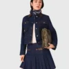 Short denim skirt with lining Short denim skirt with lining