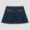 Short denim skirt with lining Short denim skirt with lining