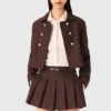 Short double-breasted jacket Short double-breasted jacket
