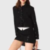 Short embroidered jacket Short embroidered jacket