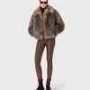 Short faux fur coat Short faux fur coat