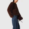 Short faux fur coat Short faux fur coat