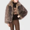 Short faux fur coat Short faux fur coat