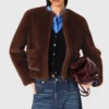 Short faux fur coat Short faux fur coat