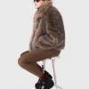 Short faux fur coat Short faux fur coat