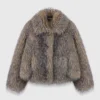 Short faux fur coat Short faux fur coat