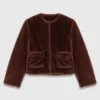 Short faux fur coat Short faux fur coat