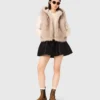 Short faux fur jacket