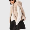 Short faux fur jacket