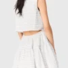 Short flared open-back dress Short flared open-back dress
