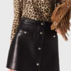 Short leather skirt Short leather skirt