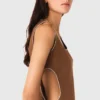 Short linen-blend dress Short linen-blend dress