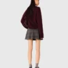 Short pleated checked skirt Short pleated checked skirt