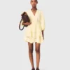 Short ruffled dress