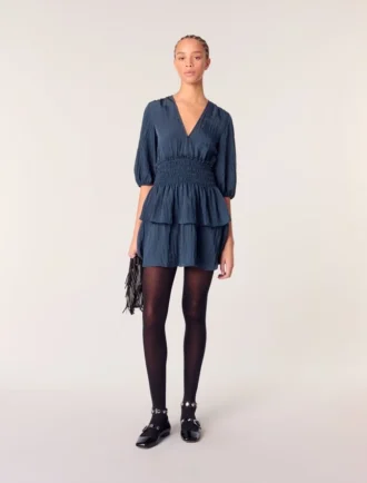 Short ruffled dress