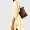 Short ruffled dress