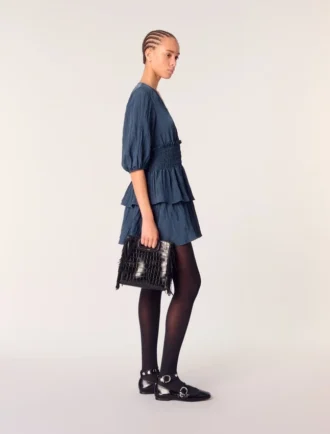 Short ruffled dress