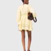 Short ruffled dress