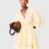 Short ruffled dress