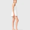 Short satin dress