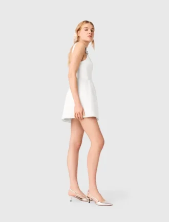 Short satin dress