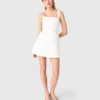 Short satin dress