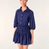 Short satin-effect pleated dress Short satin-effect pleated dress