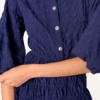 Short satin-effect pleated dress Short satin-effect pleated dress
