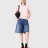 Short-sleeve jewel neck T-shirt Short-sleeve jewel neck T-shirt